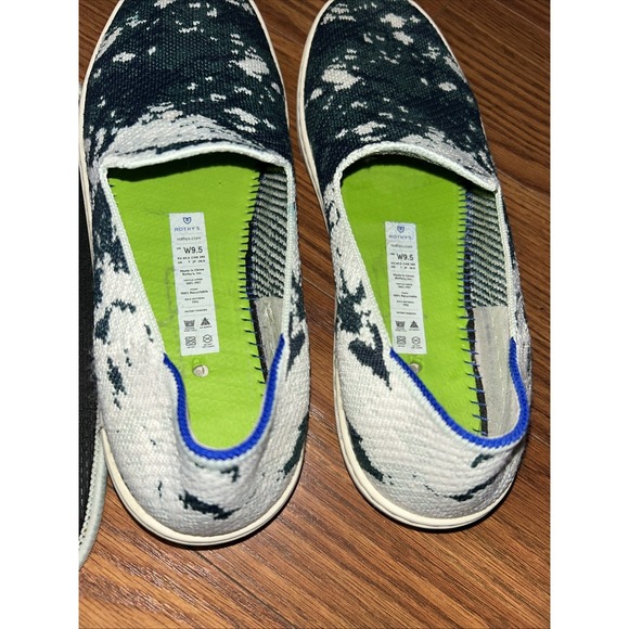 Rothy\'s Limited Edition Sea Green Shibori The Original Sneaker Slip On Size 9.5